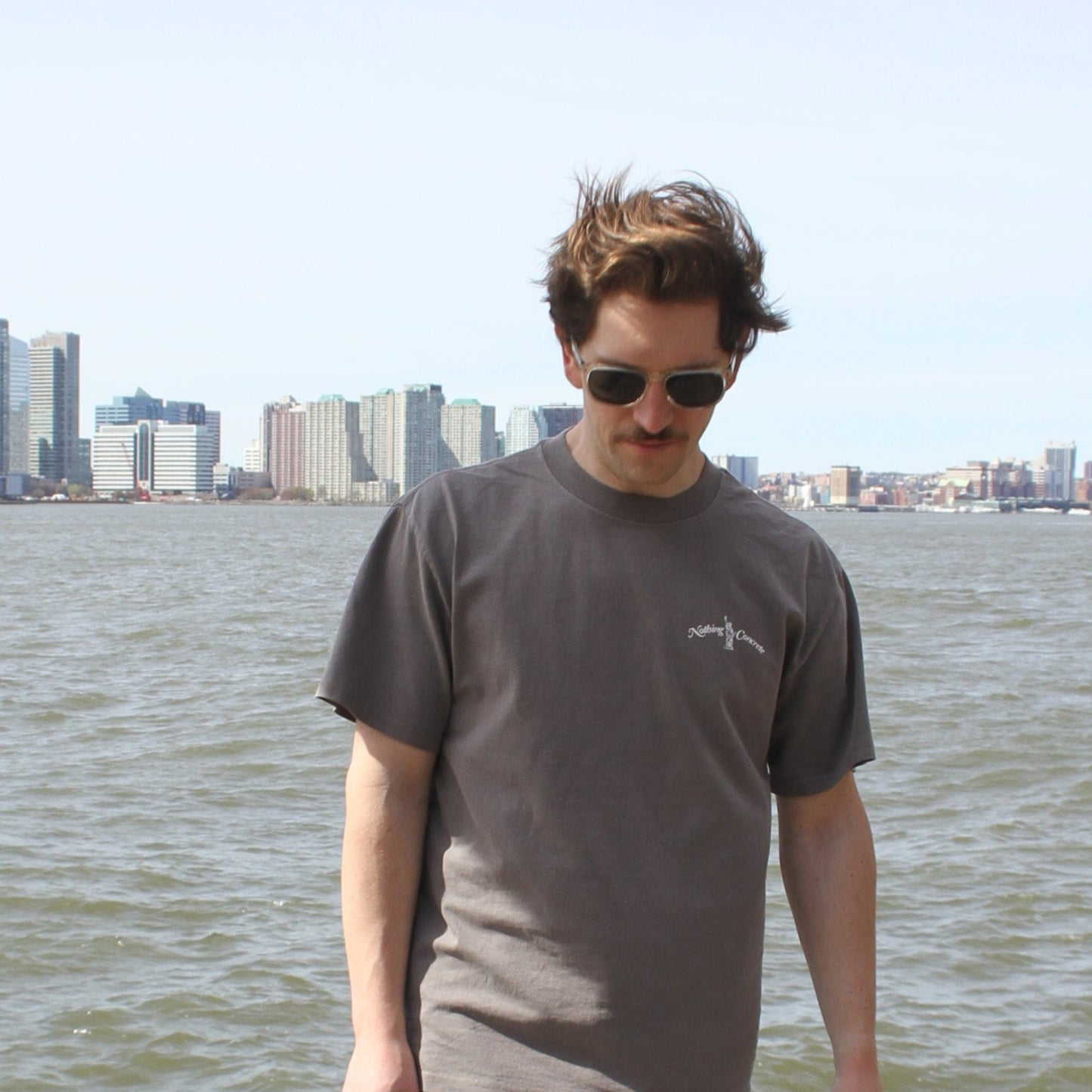 Liberty Heavy Tee - Faded Grey